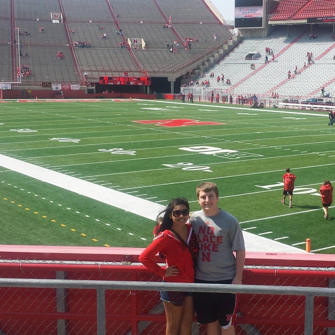 Husker Spring game a few years back!