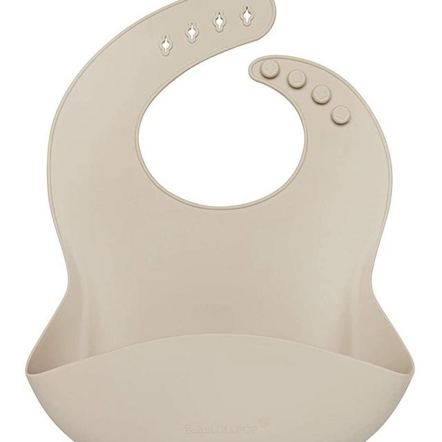Loulou Lollipop Soft, Waterproof Silicone Feeding Bib