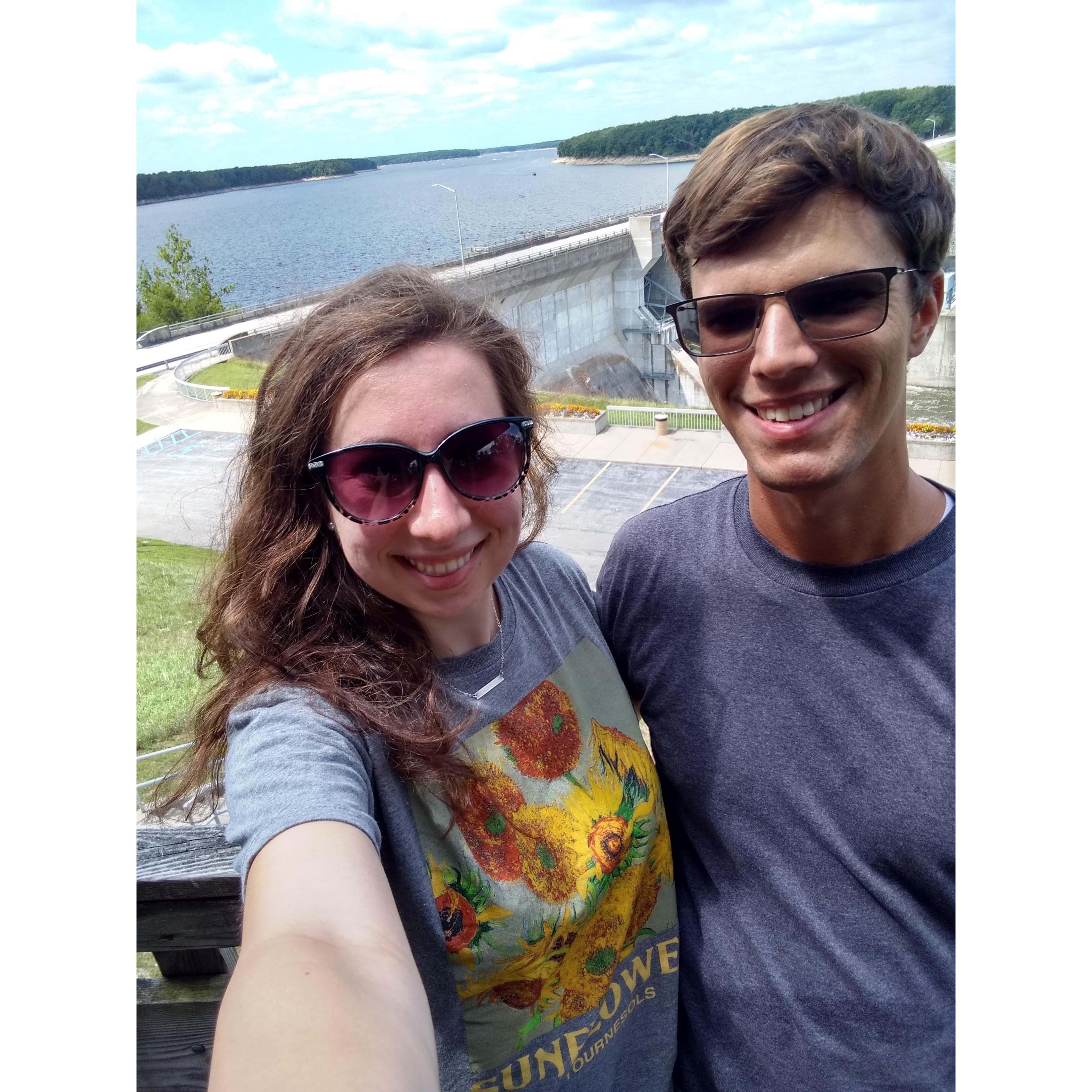 Visiting Nick at Mark Twain Lake