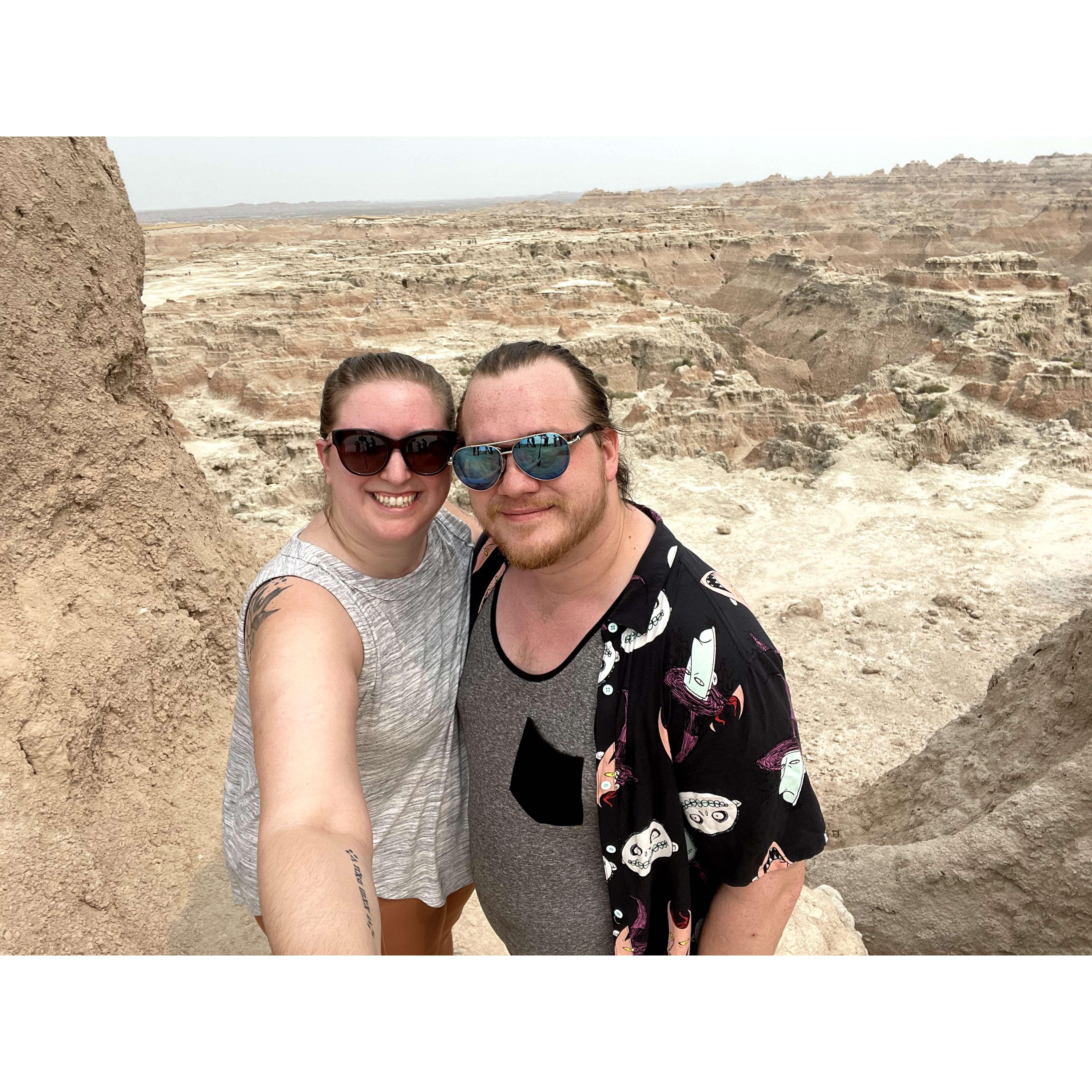 Starting our journey through the Badlands Loop in South Dakota!