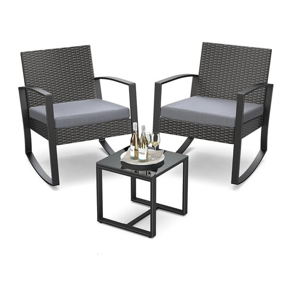 3 Piece Patio Furniture Set