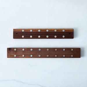 8-Knife Reclaimed Walnut Knife Grabber