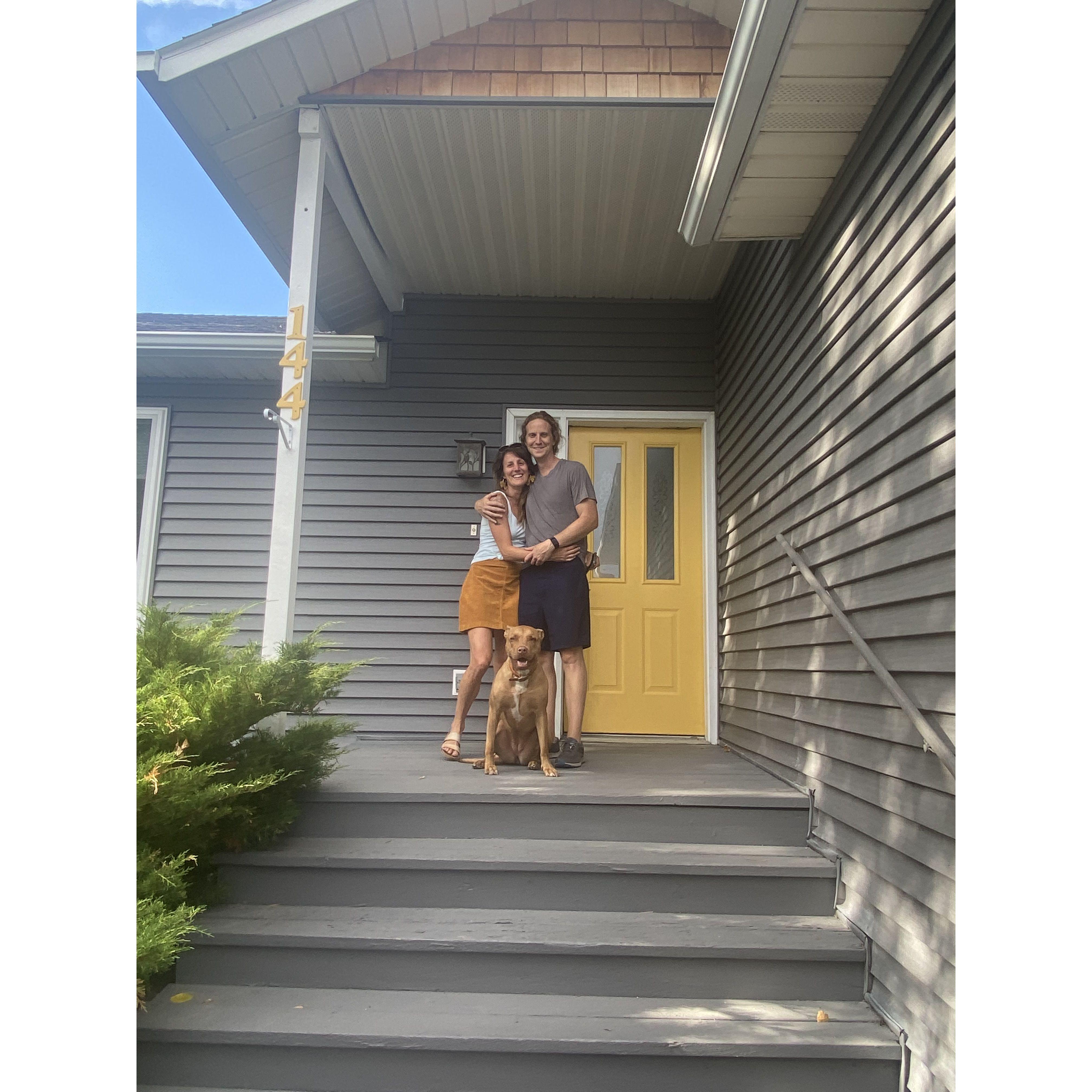 When we bought our first house together!