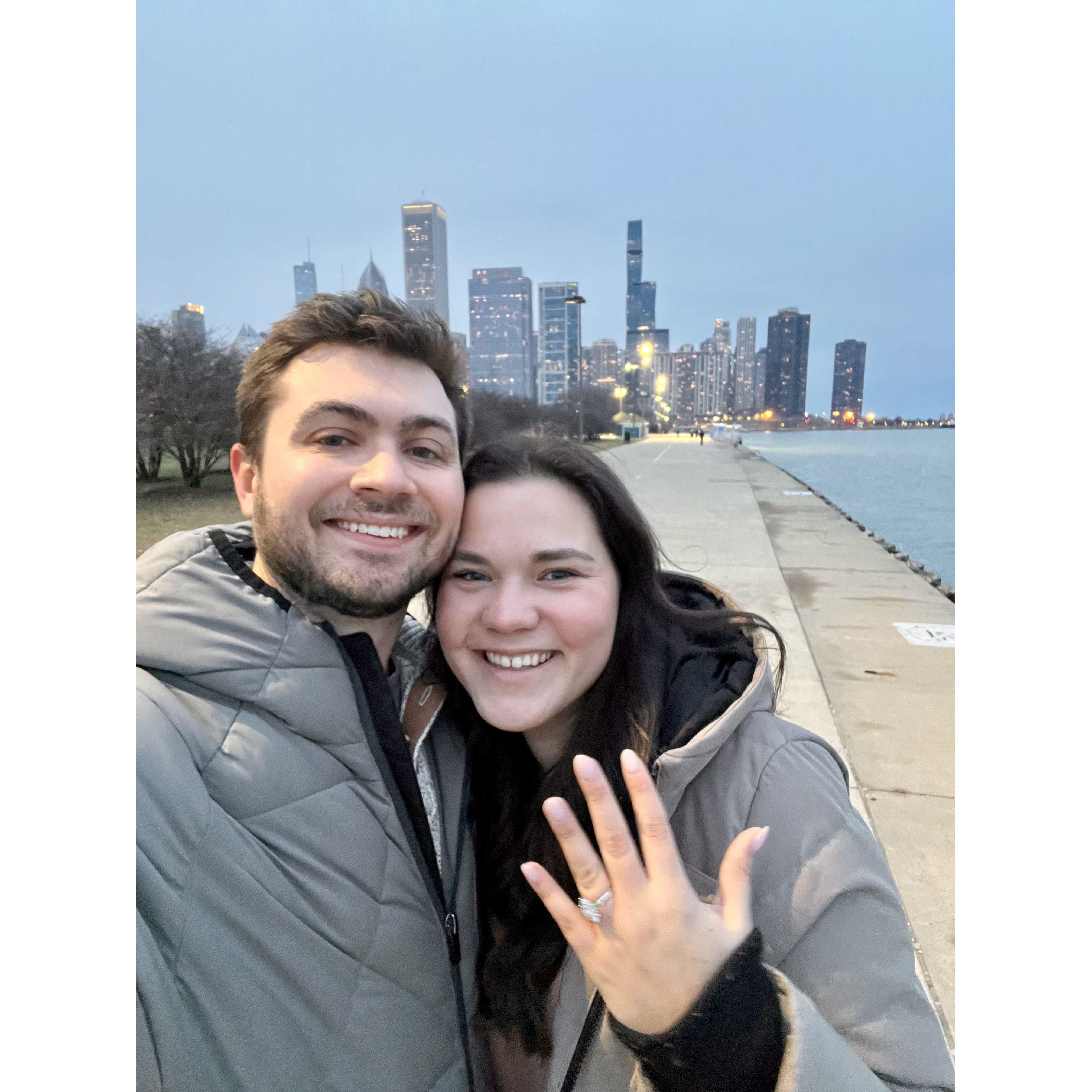 Our engagement! Chicago - December 2024
