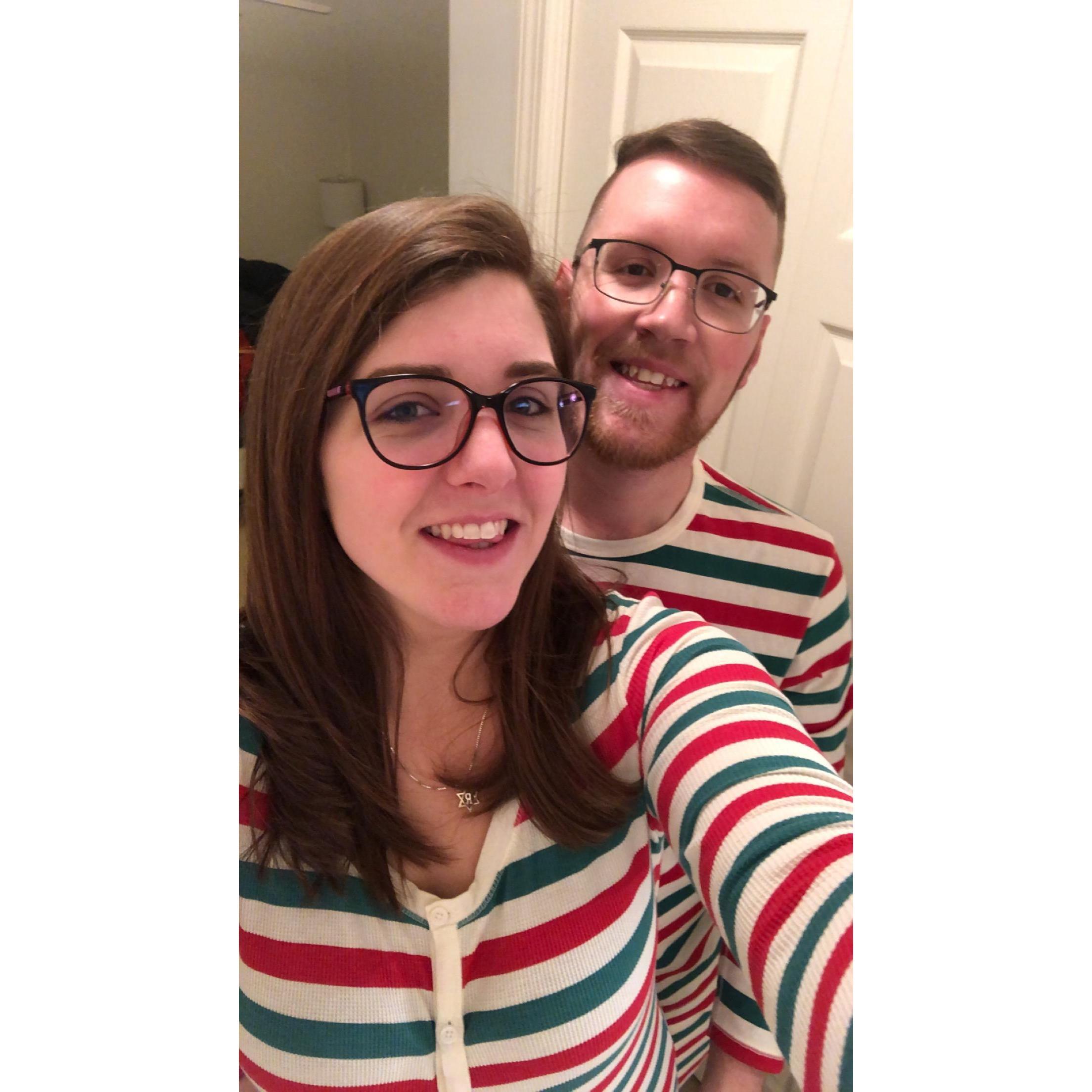 Matching Christmas PJ's!