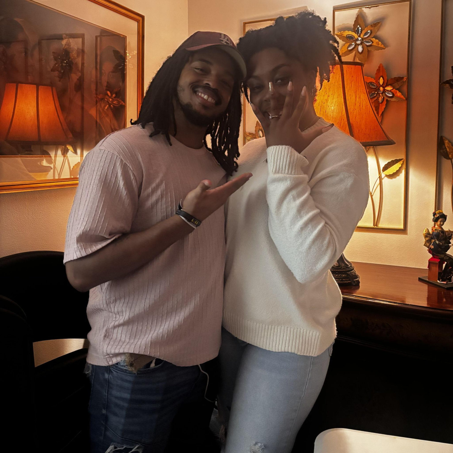 The day he proposed to me, which was Thanksgiving !!