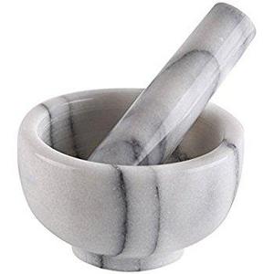 Sagler mortar and pestle set Marble Grey 3.75 inches diameter