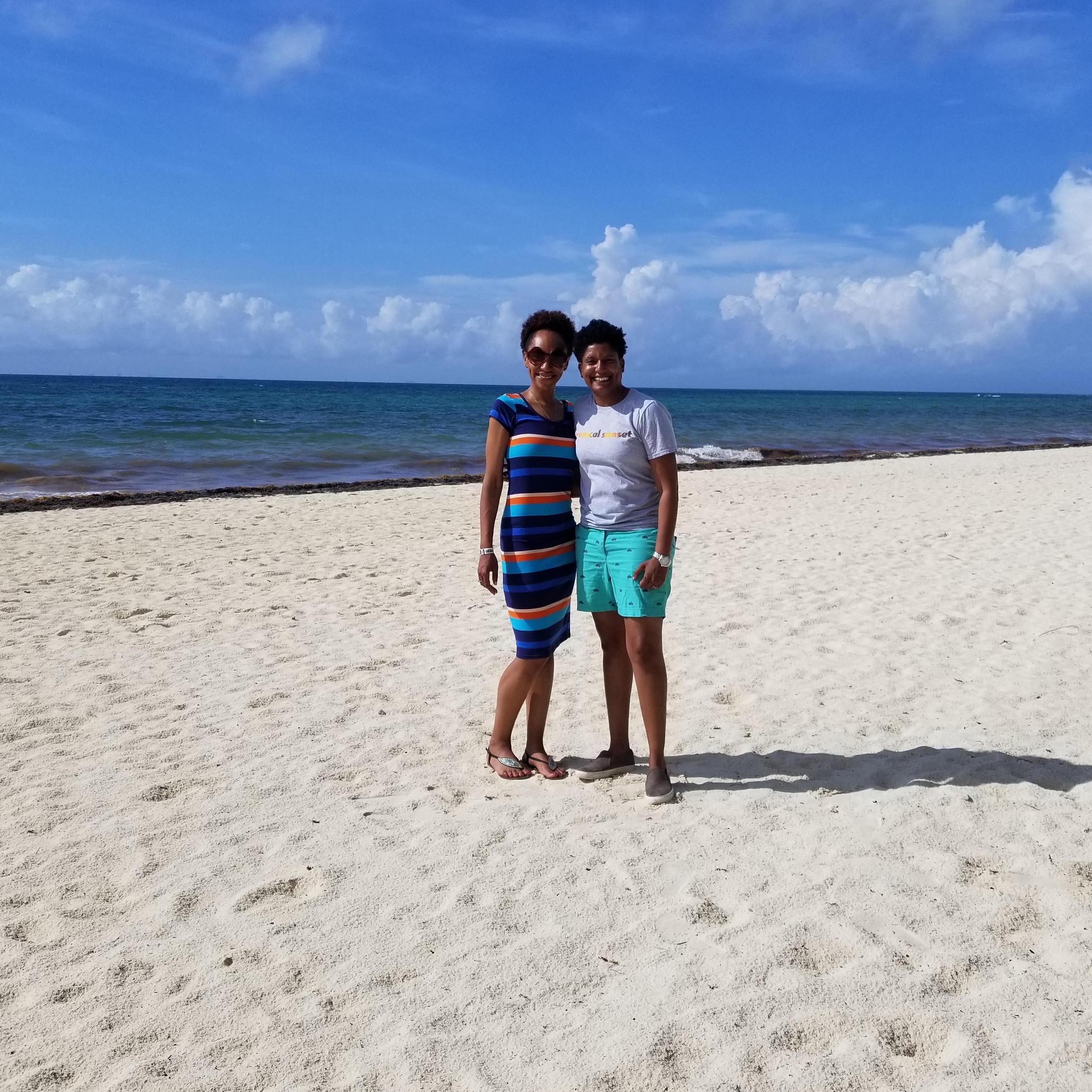The beautiful sand beaches of Riviera Maya!