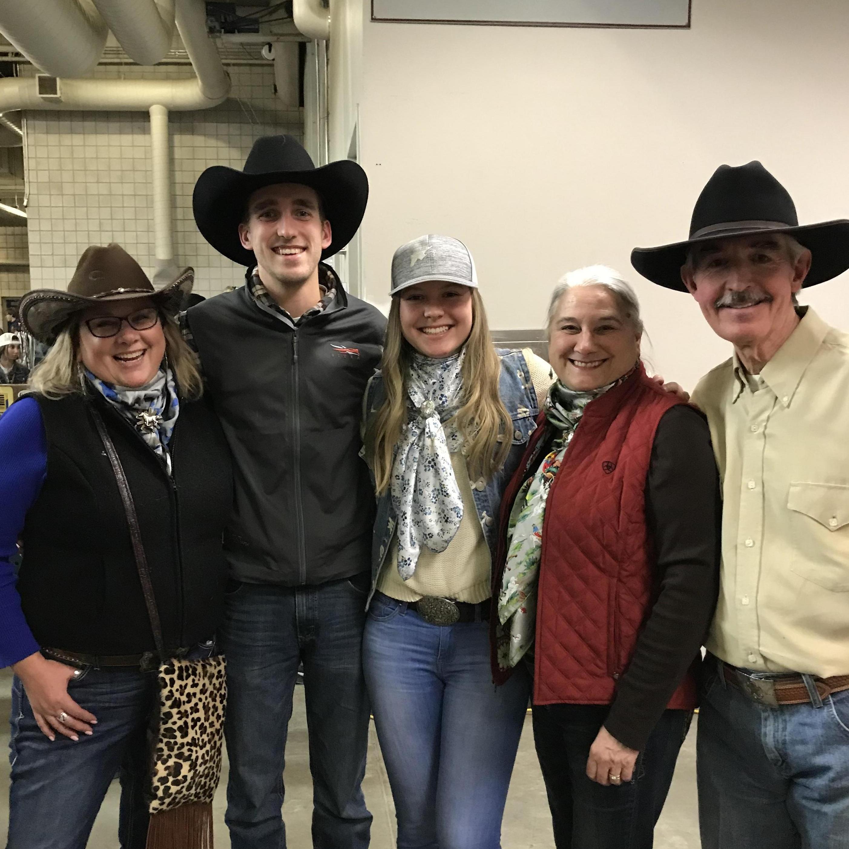 Rodeo with Ellensburg family, January 2020