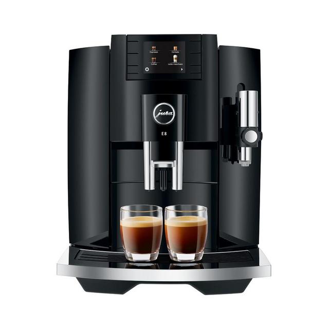 JURA E8 Fully Automatic Espresso Machine, Piano Black