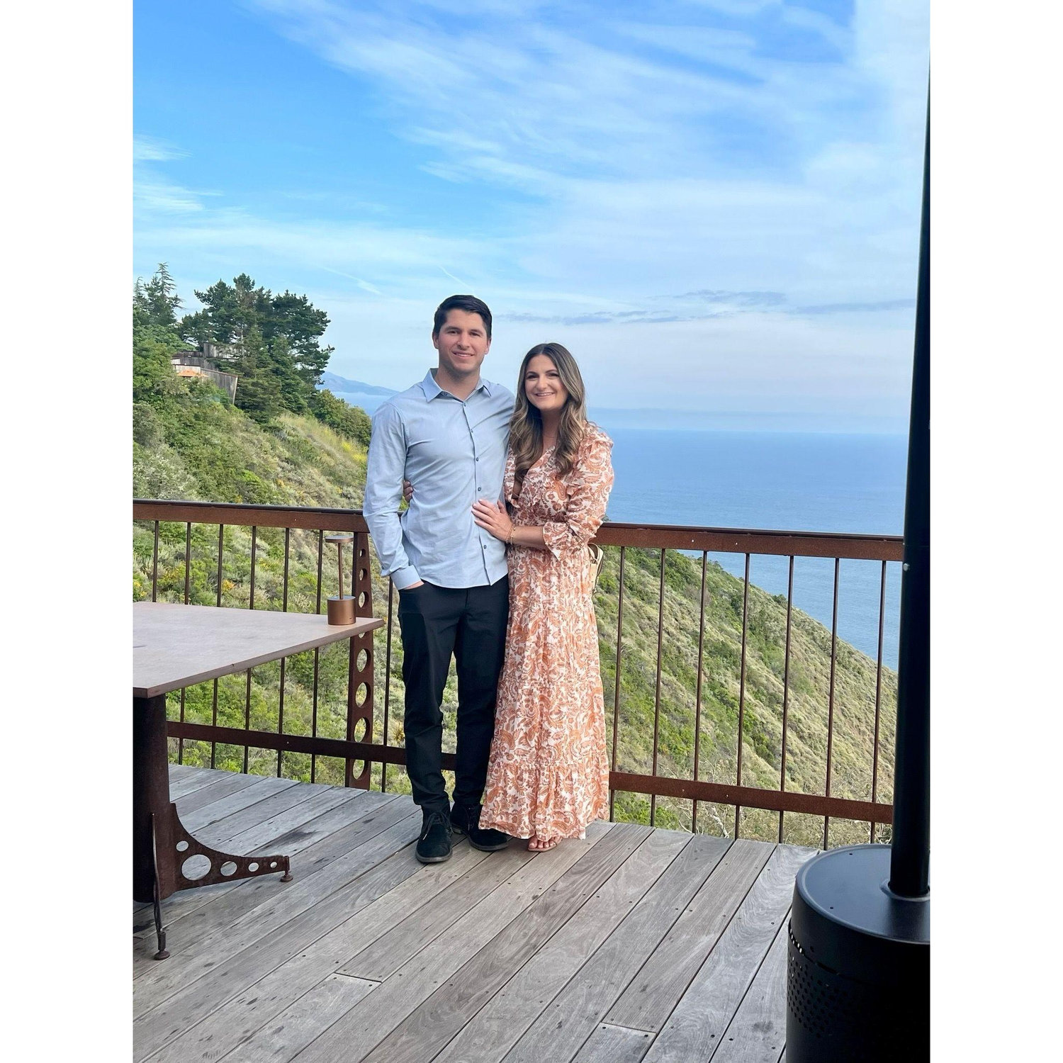 Our 5-year anniversary dinner at The Post Ranch Inn, Big Sur - June, 2023