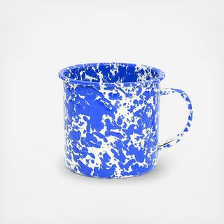 Splatter Enamelware Jumbo Mug, Set of 4