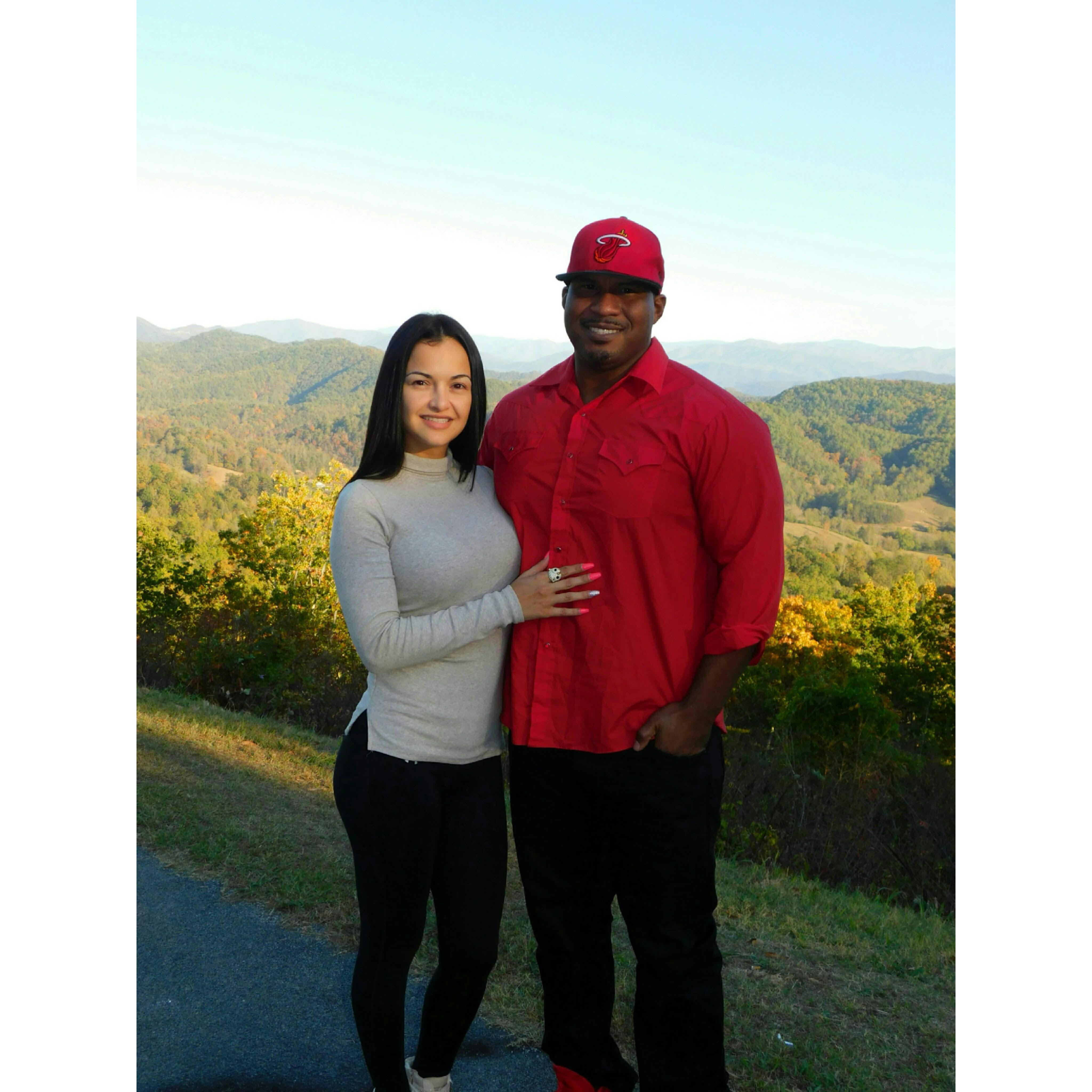 He took me to see the Smokies.