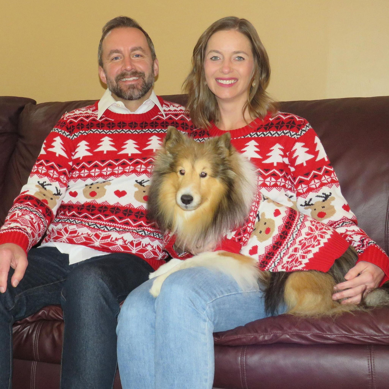 The first of many Christmas cards!  Make sure we have your address so you can get one in 2026!