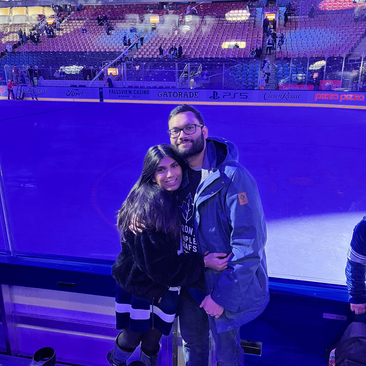 02.29.24 - Erin's First Leafs Game (Thanks Esther & Vernon!)
