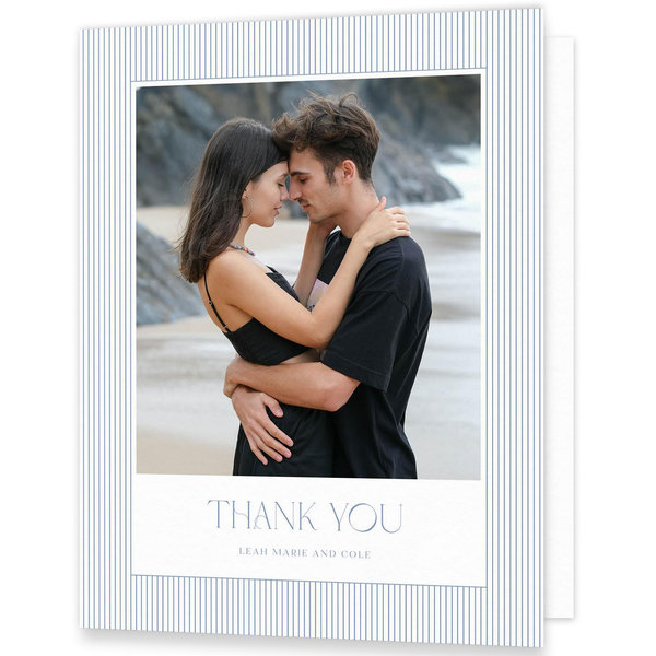 そらさん♡Thankyou Tristabelle Photo | Linen | Zola Thank You Cards