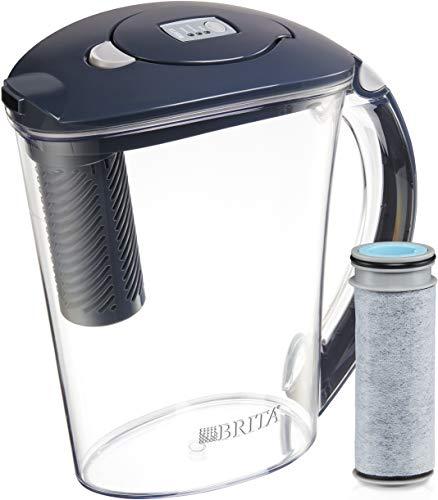 Brita Stream Filter-As-You-Pour Water Pitcher, 10 cup, Carbon