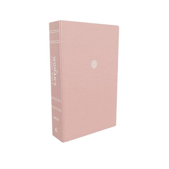 NIV, The Woman's Study Bible, Cloth over Board, Pink, Full-Color, Red Letter: Receiving God's Truth for Balance, Hope, and Transformation