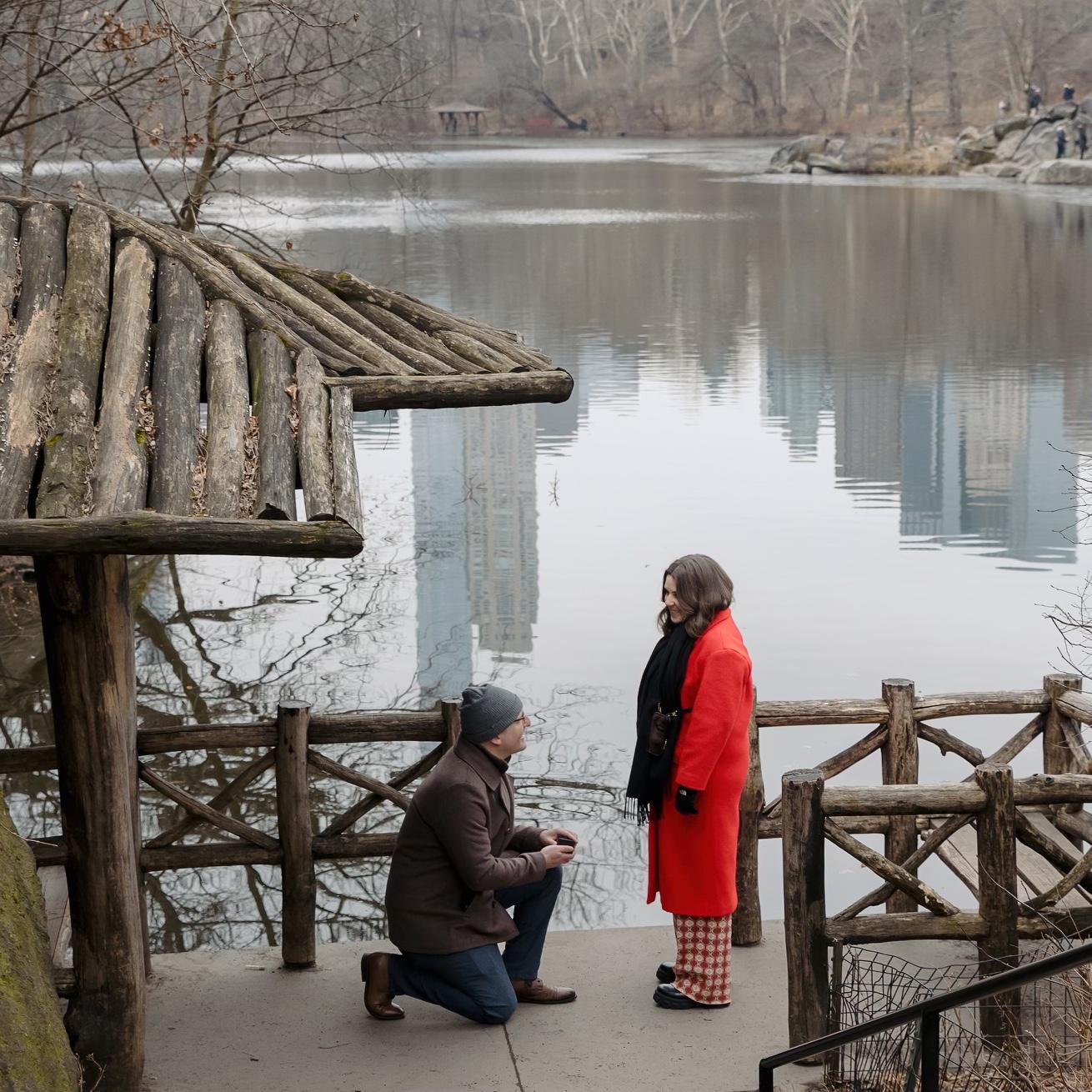Our engagement! January 6, 2024 in Central Park ❤️
Engagement photos by Karen Seifert Photography!