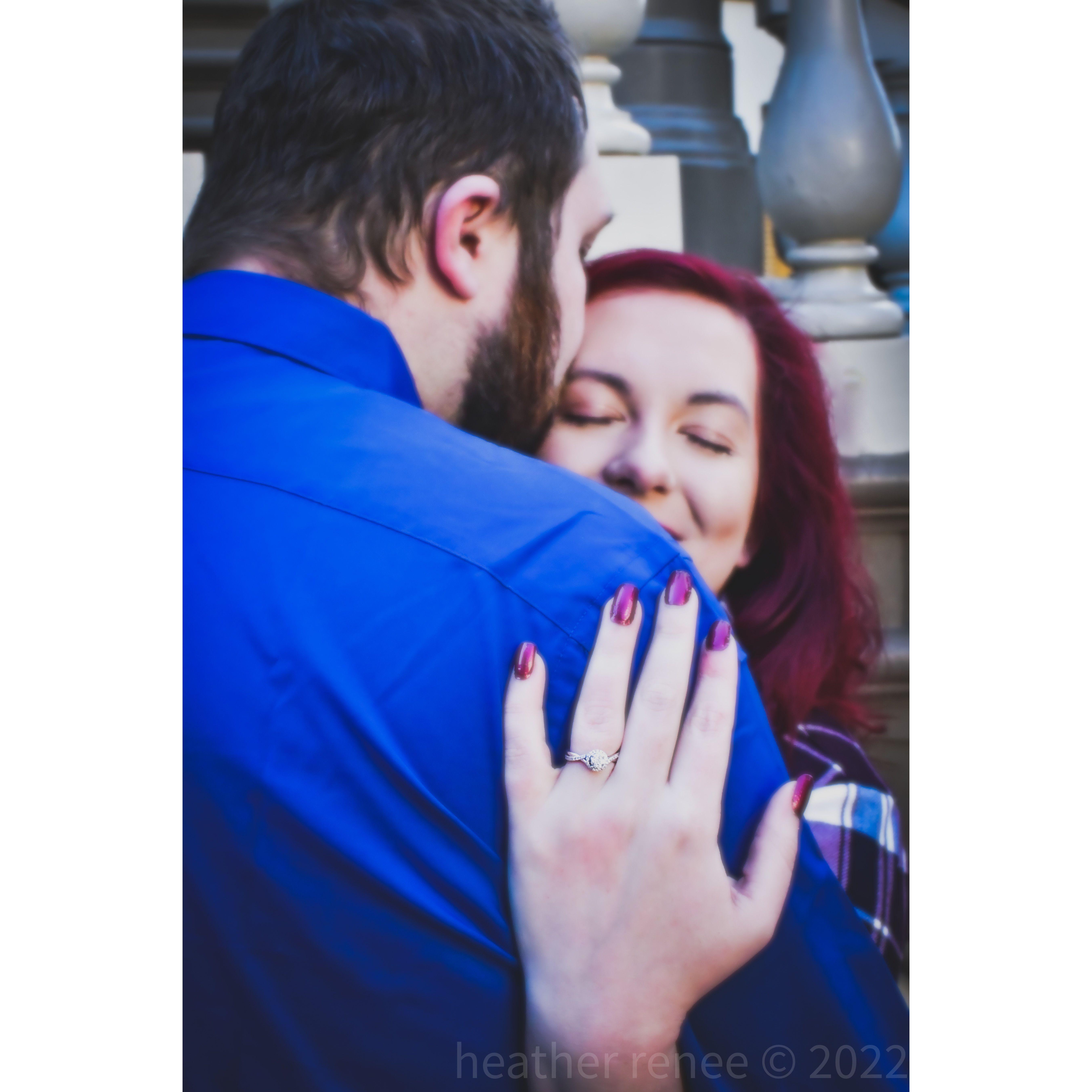Engagement photo.
