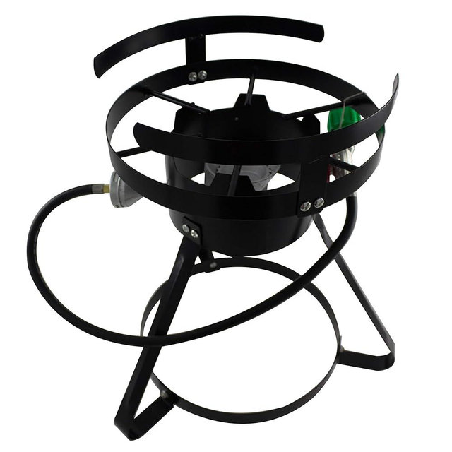 CHARD BSR-13 BSR13, Stand and Regulator, Black, 50,000 BTU Portable Burner