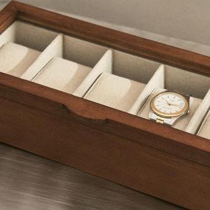 Wooden and Linen Watch Box | Zara Home