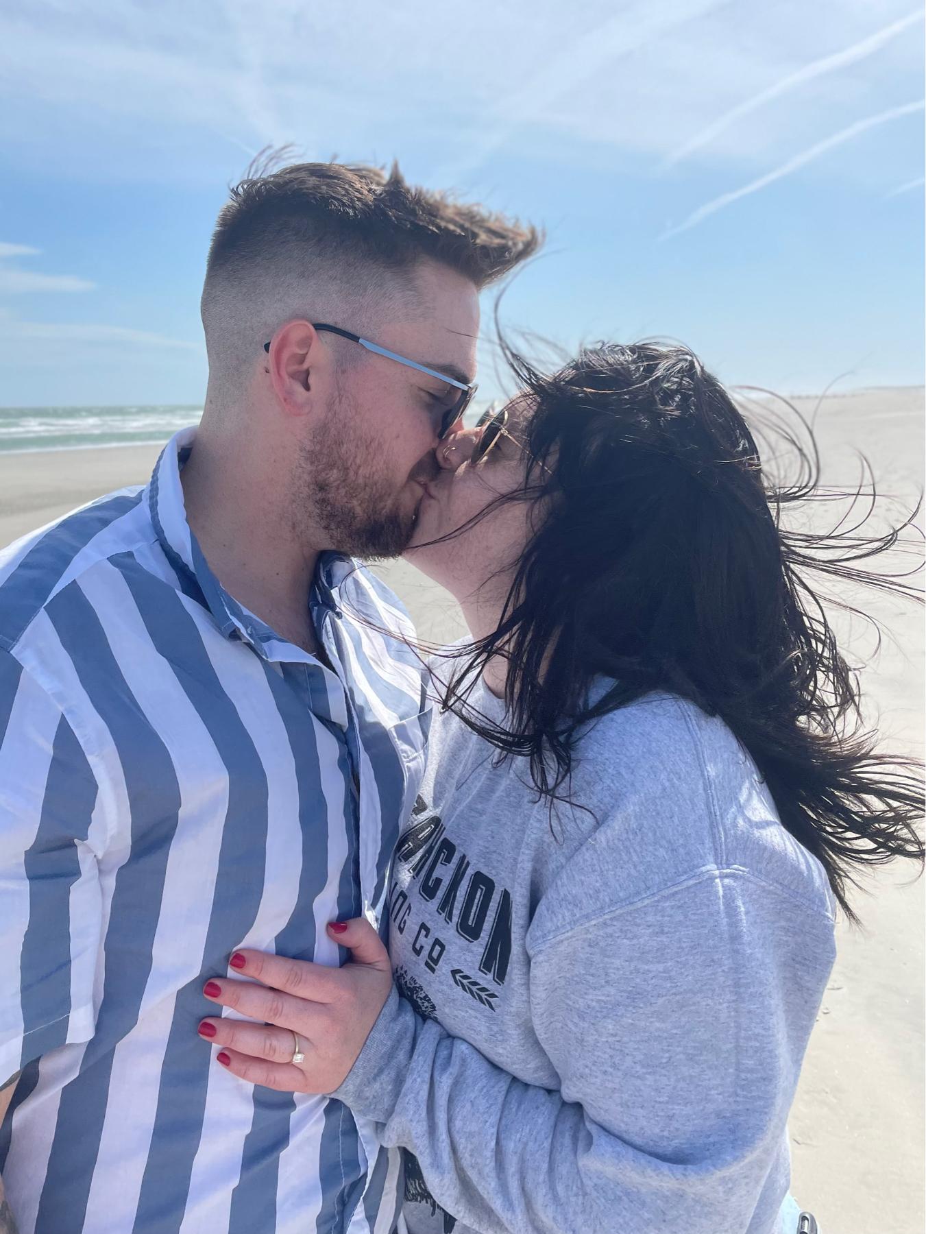 The day of James’ proposal to Casey (4/16/21)