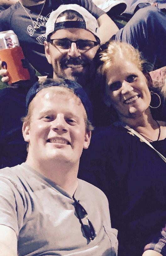 Barons game with the son