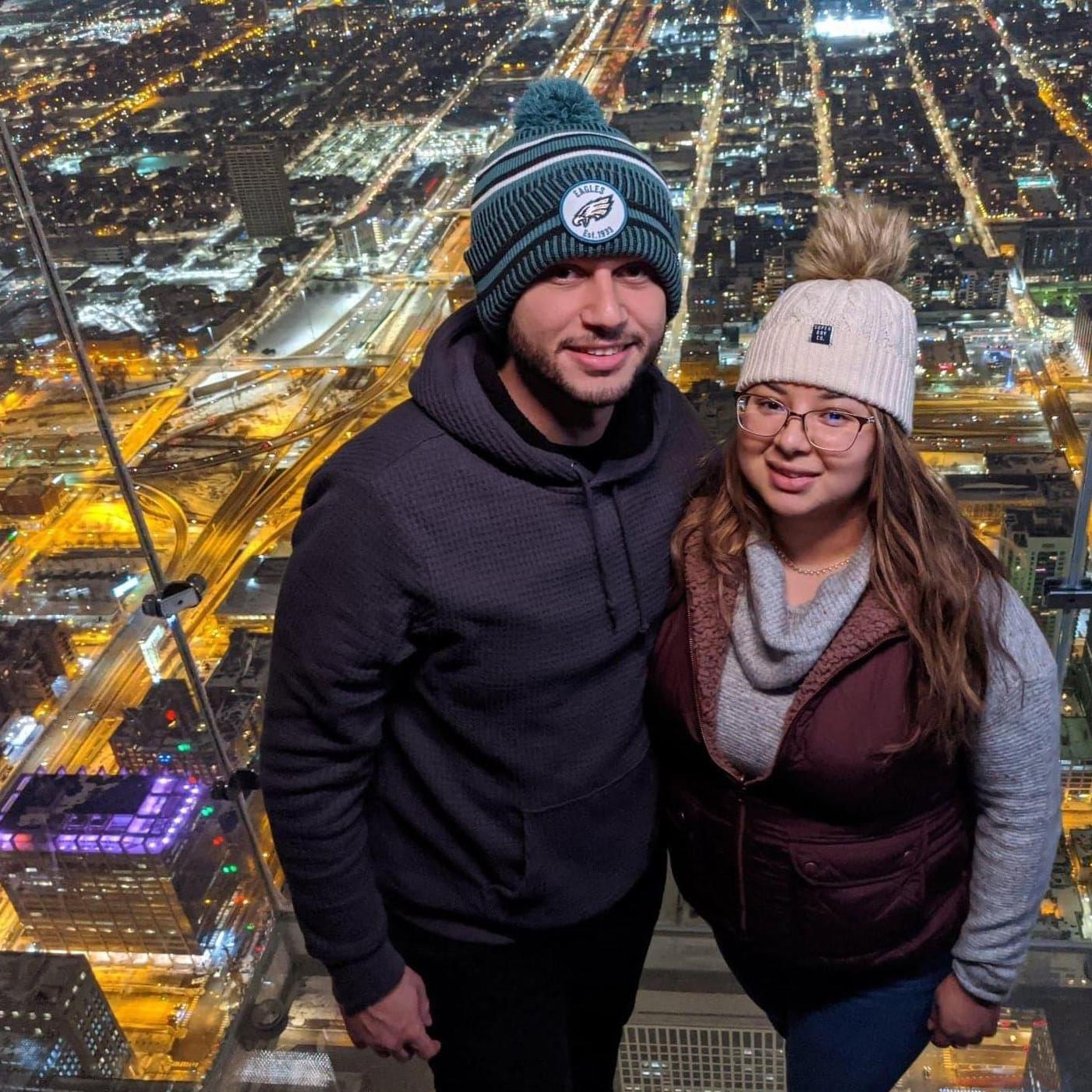 Experiencing frigid temperatures together