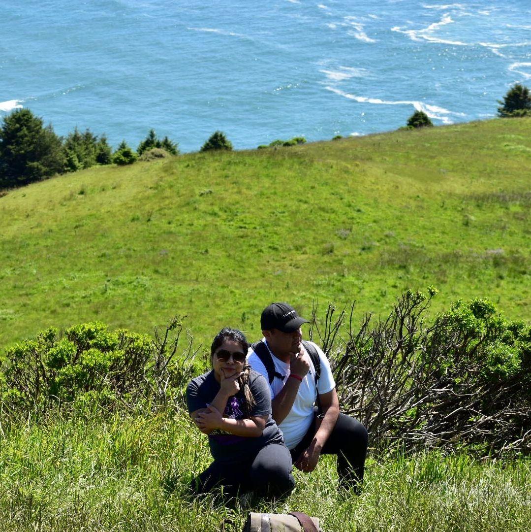 First hike together. May 2018