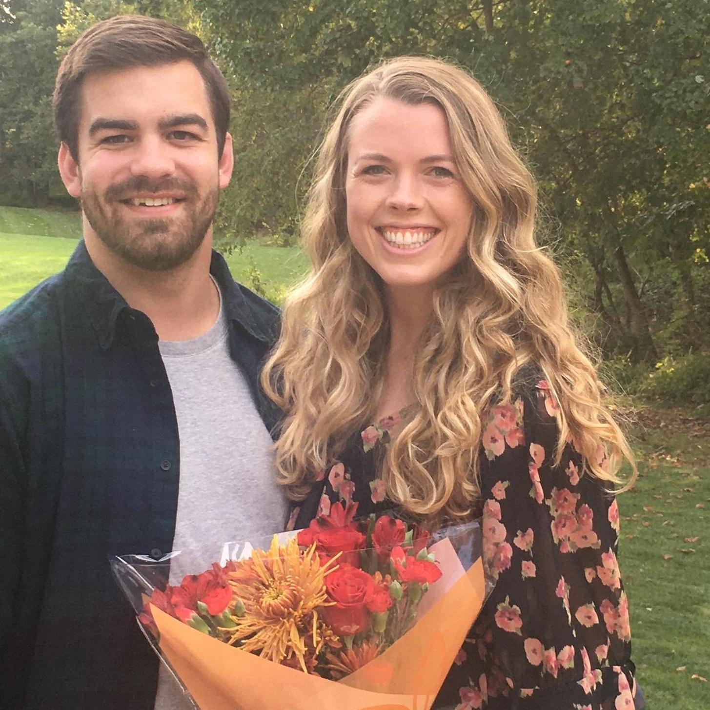 After our engagement! October, 2020