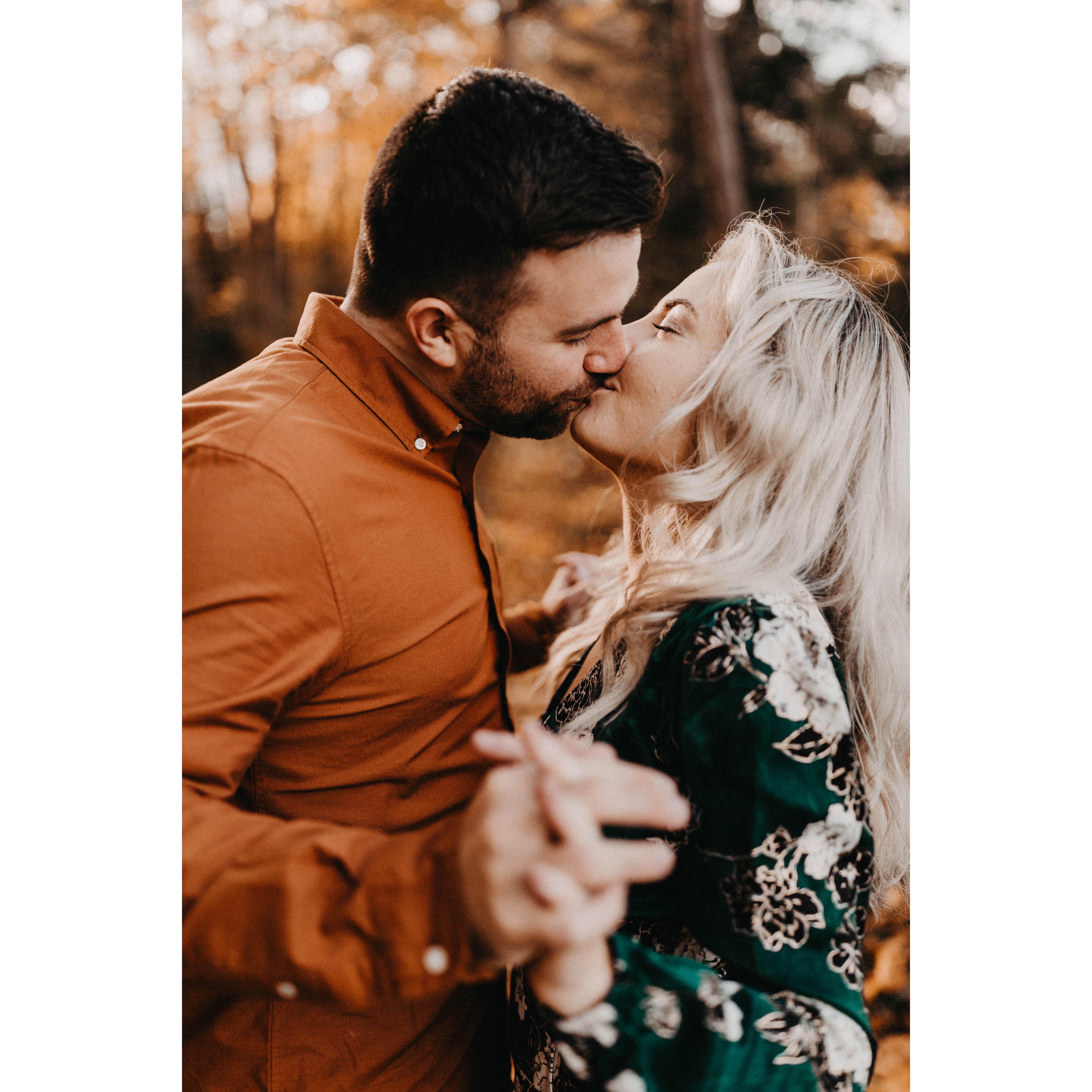 A picture from our engagement photo session!