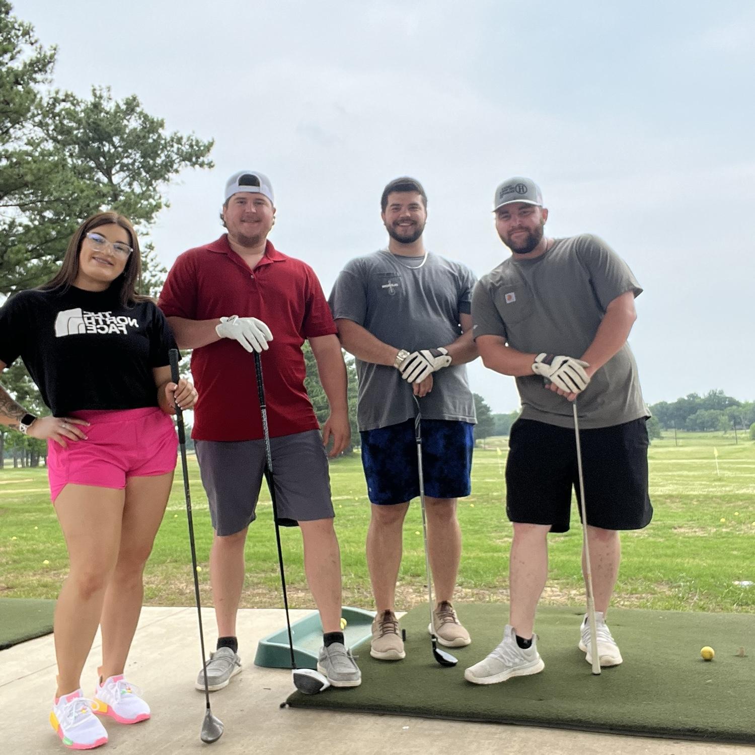 Golfing with Clayton’s cousins!⛳️