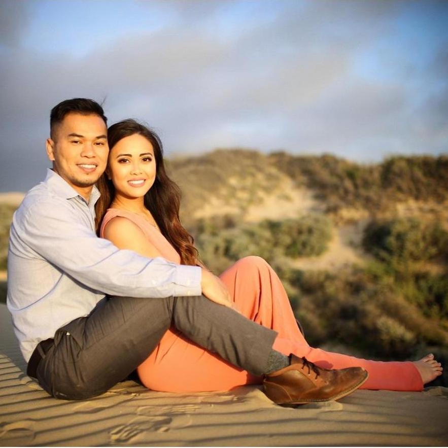 Engagement photos part 2 at Pismo Beach sand dunes - by David's cousin Mike