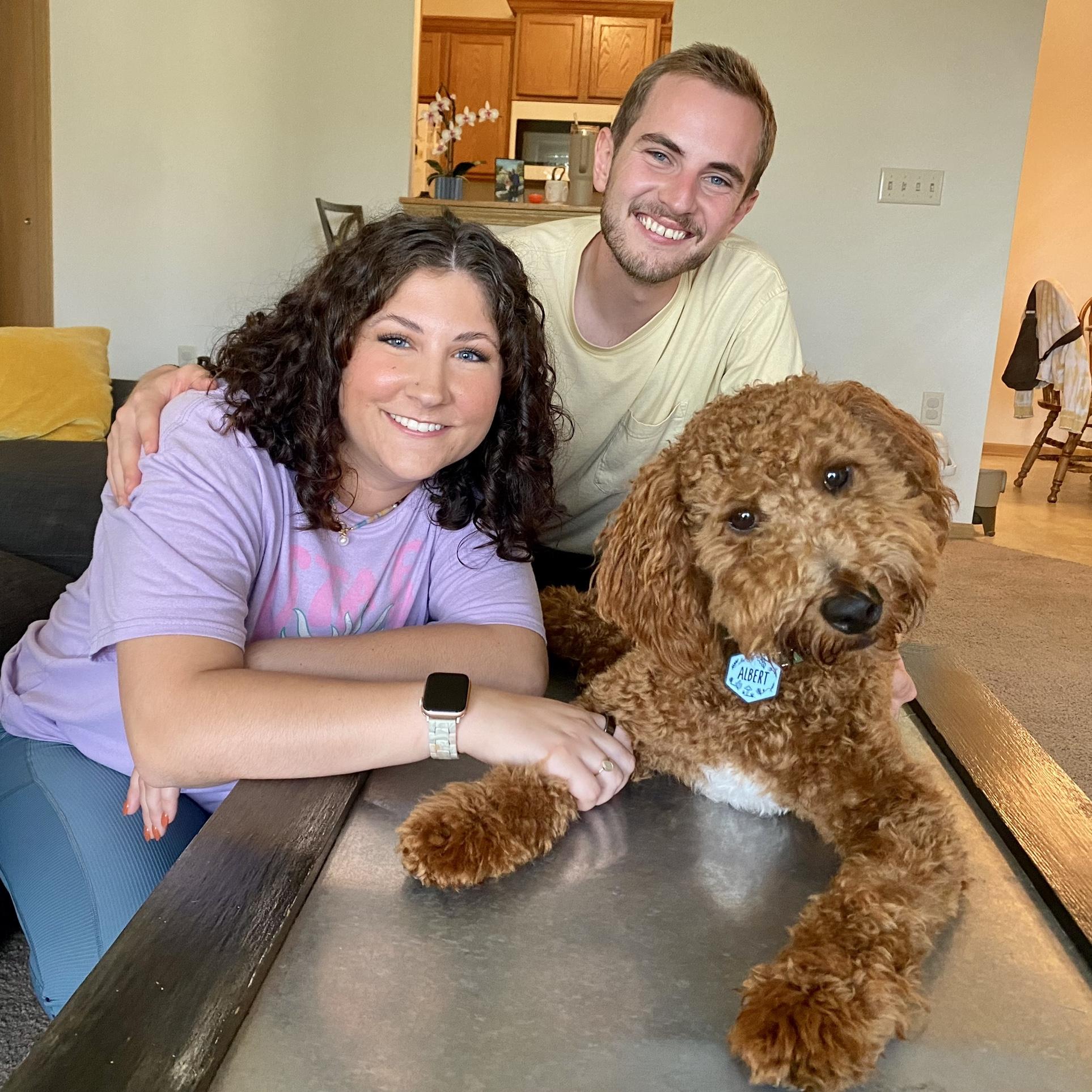 Say hello to Albert! We got a puppy!