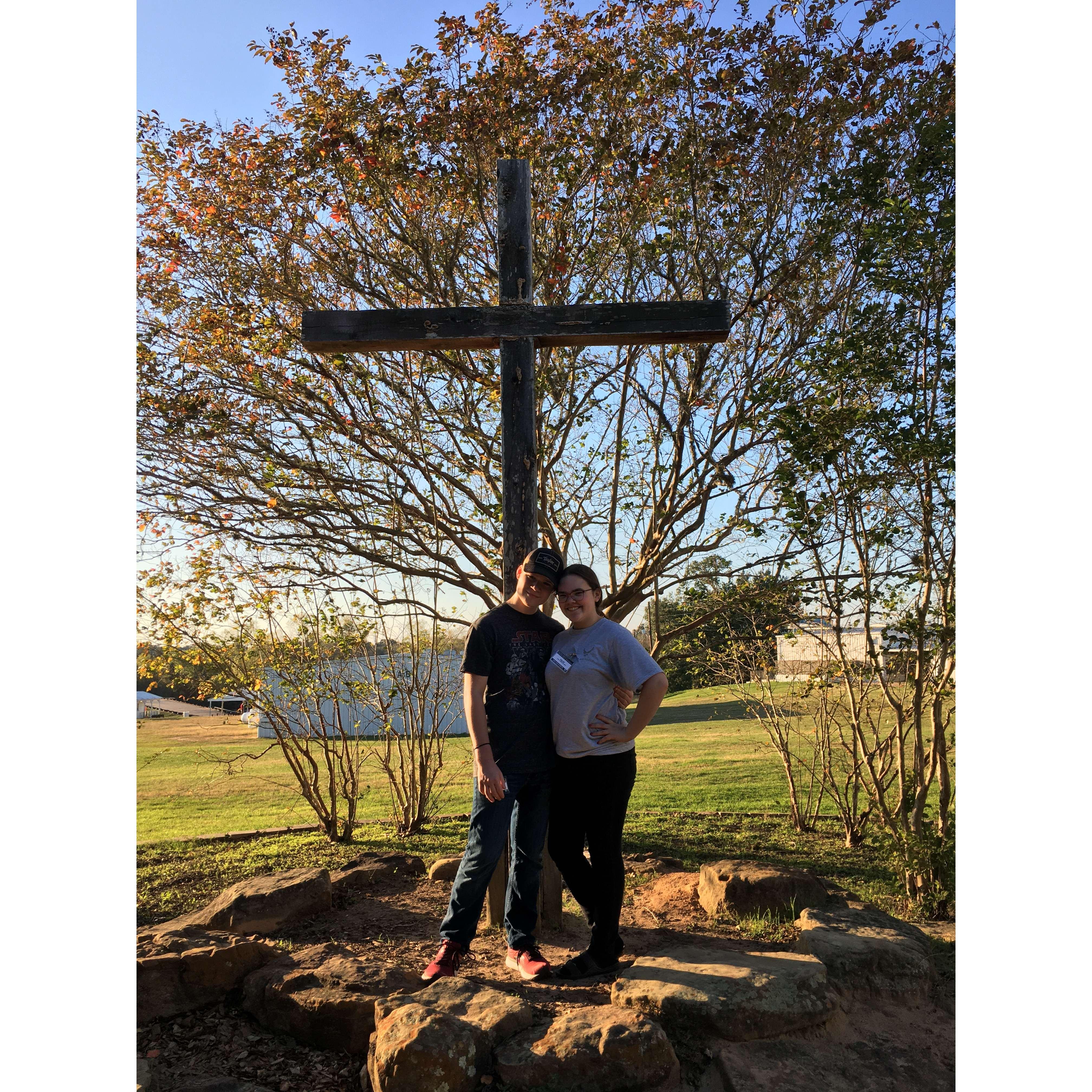 At discovery camp where we met in 2018