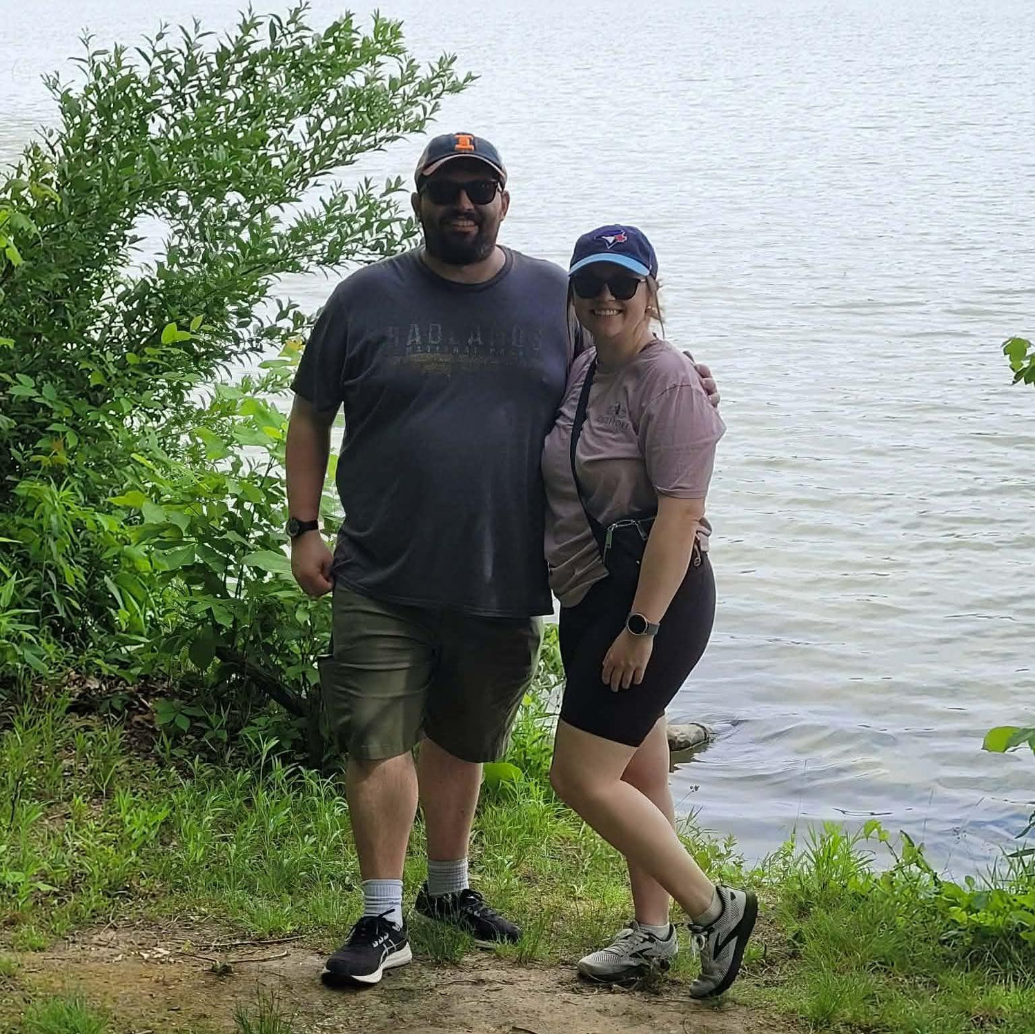 Taken on a hike in southern Illinois on one of our first camping trips.