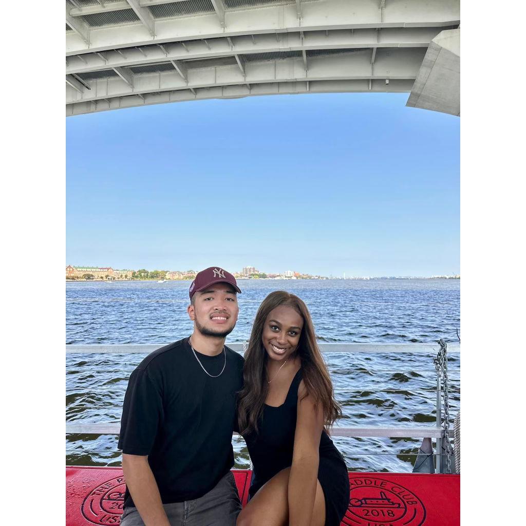 Lauryn's 23rd birthday on a boat