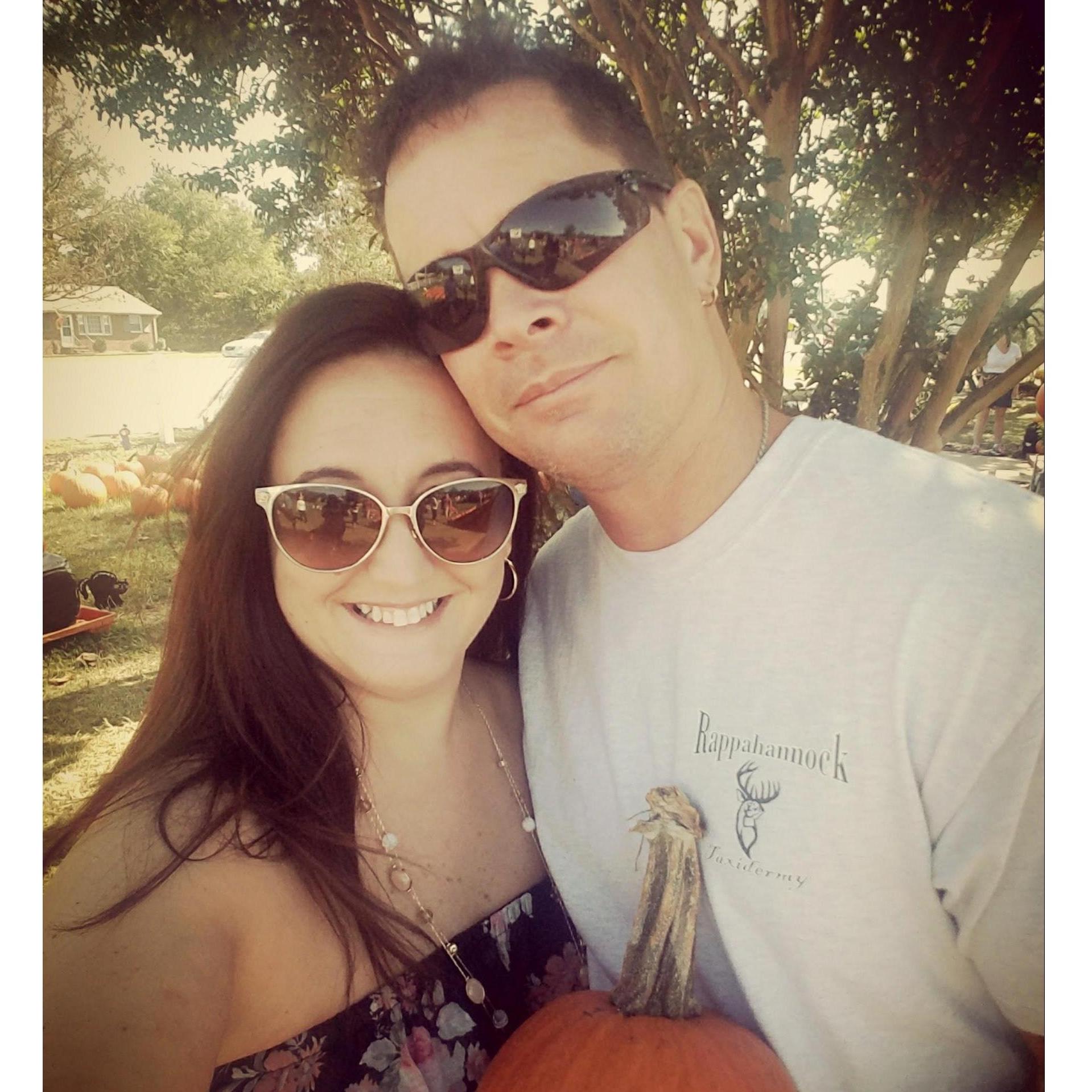 Our First Pumpkin Picking