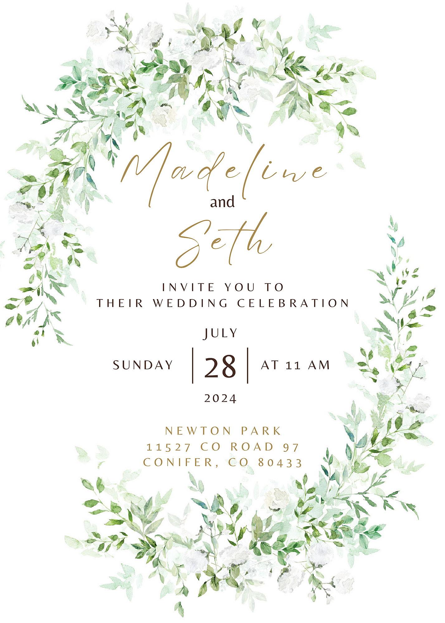 The Wedding Website of Madeline Klayer and Seth Cammelot
