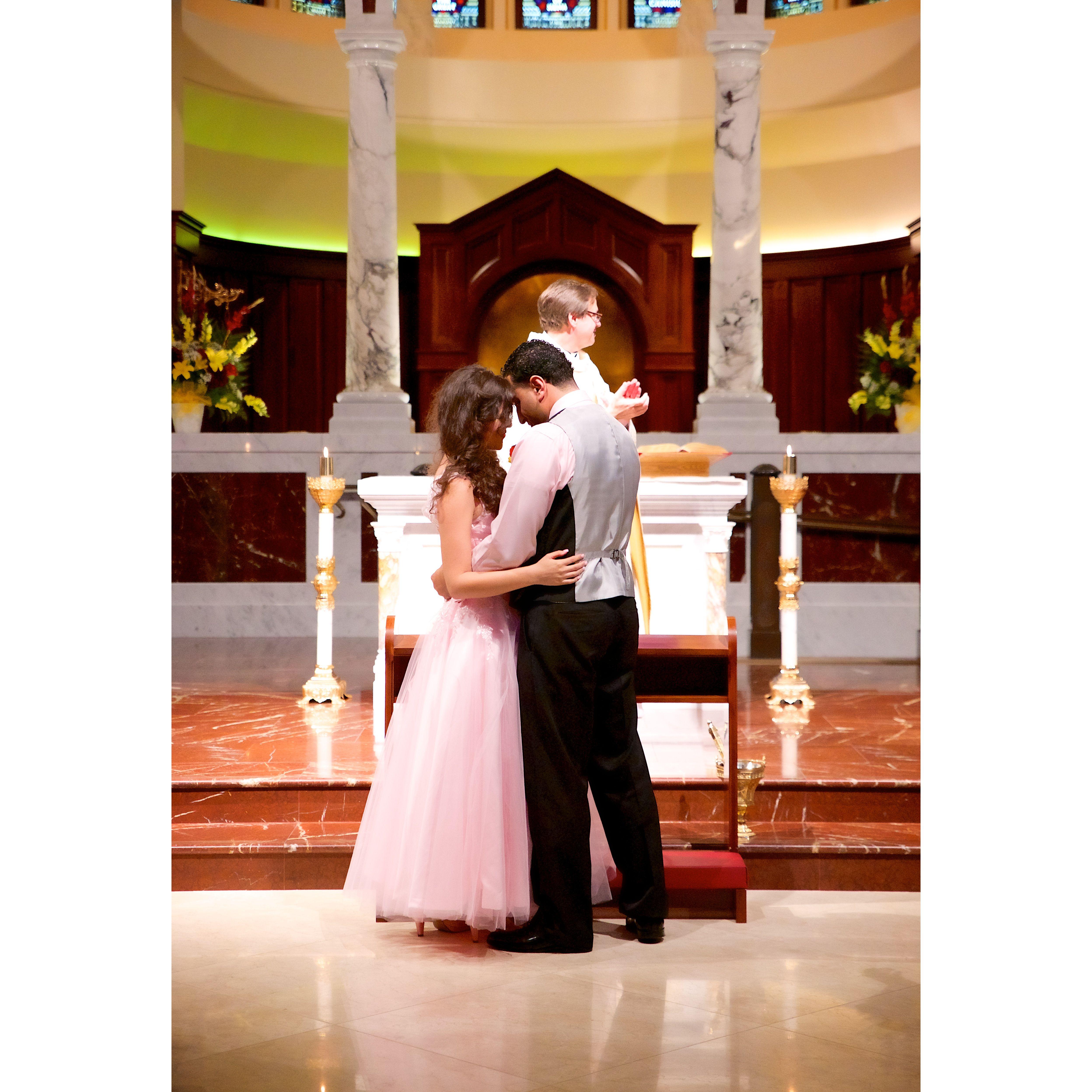 The moment we became Mr. & Mrs.