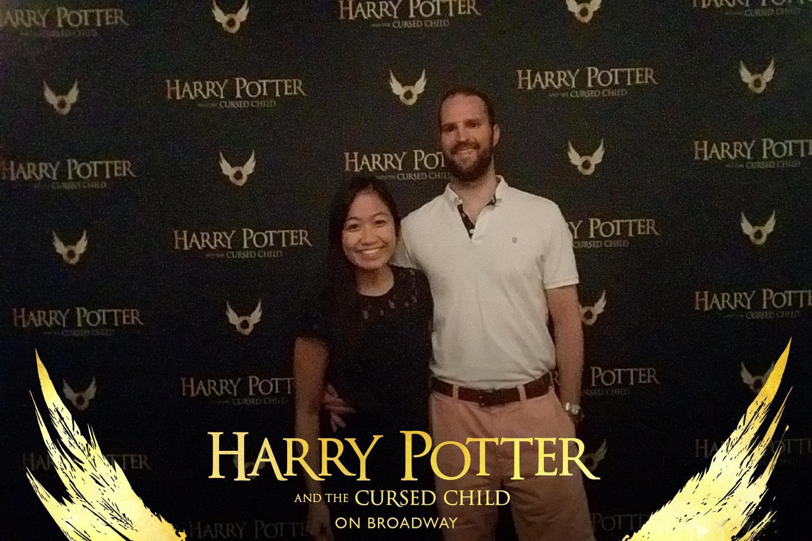 Justin celebrated Amy finishing grad school in the best way possible... going to see Harry Potter and the Cursed Child on Broadway!!! Amy was in Heaven.