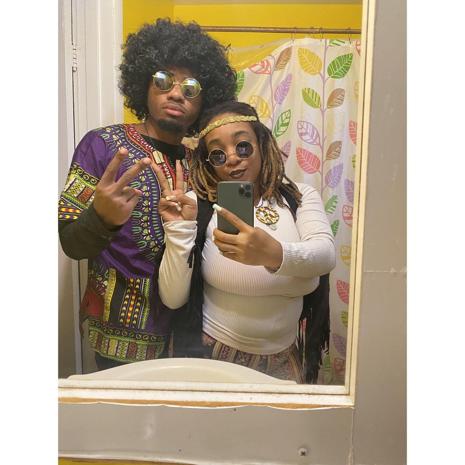 Fourth Halloween 70’s couple
