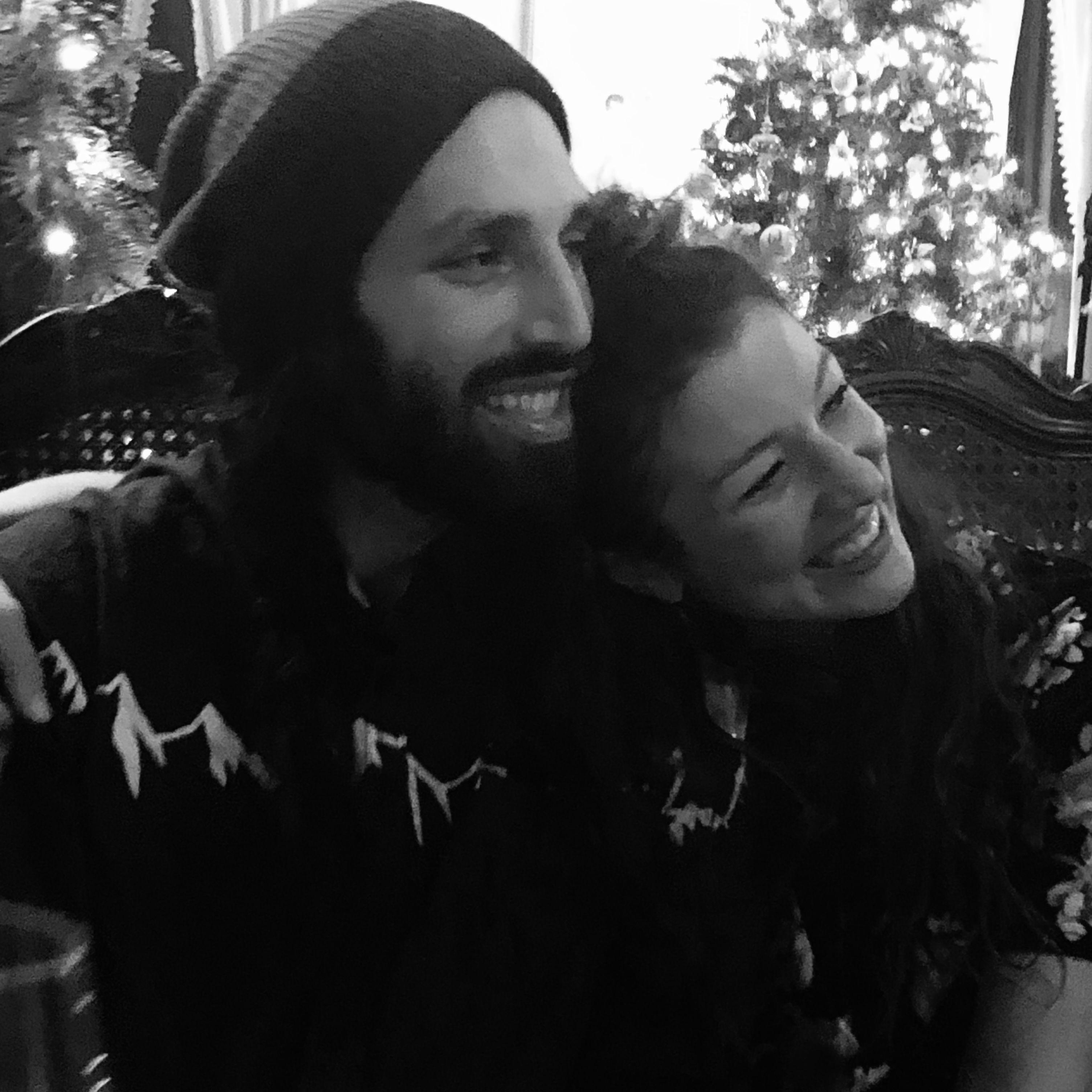 Our first Christmas together.