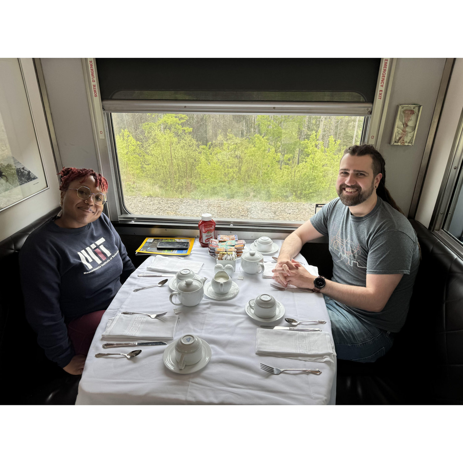 One the train from Jasper to Vancouver