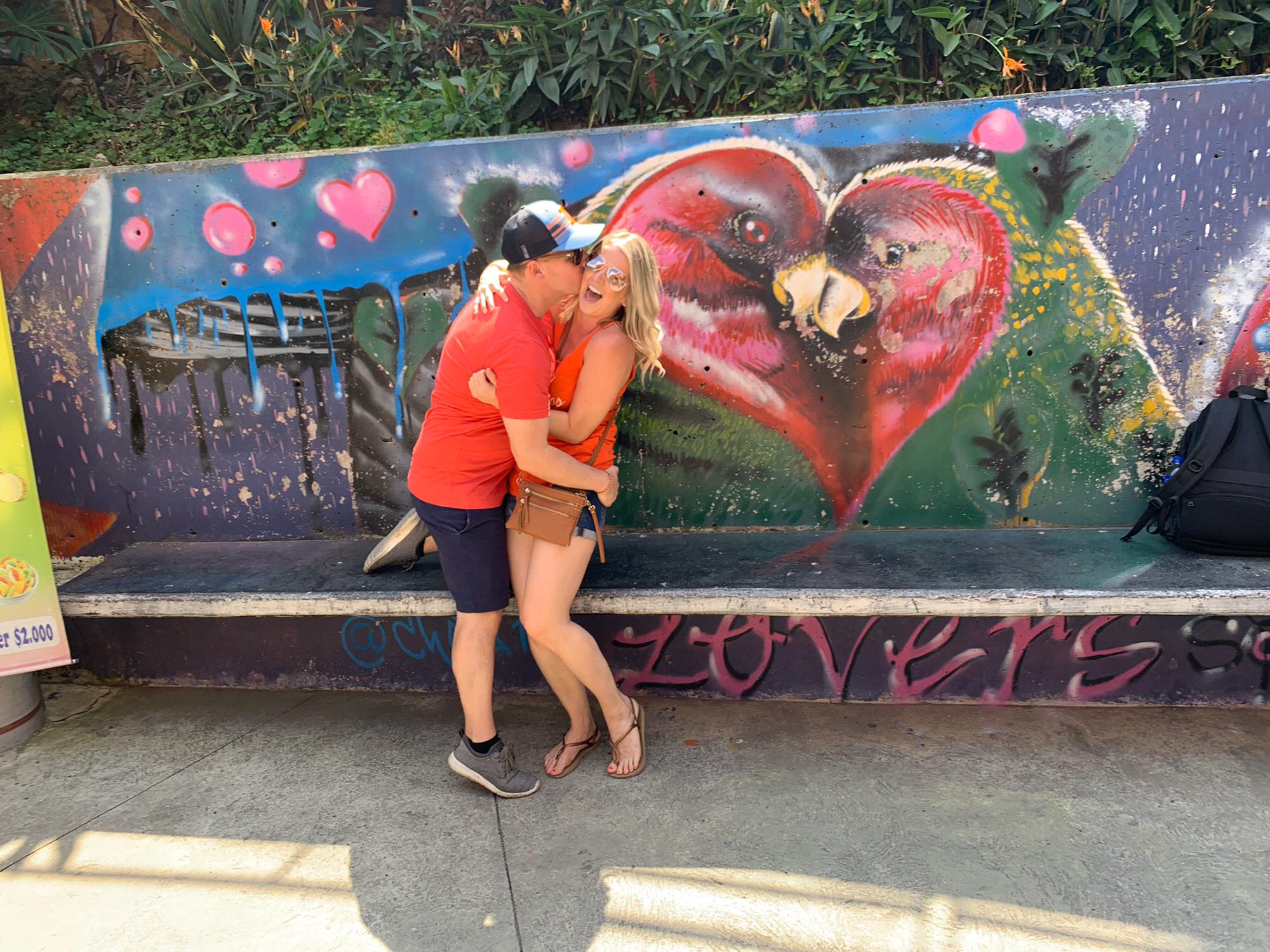 Getting goofy in Comuna 13
