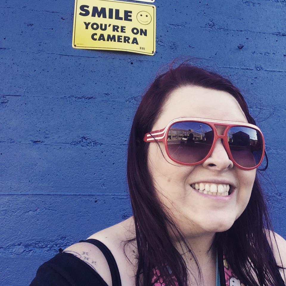 Our first date. If you look closely, also our first pic together (he's reflected in my sun glasses). (Jan. 2015)