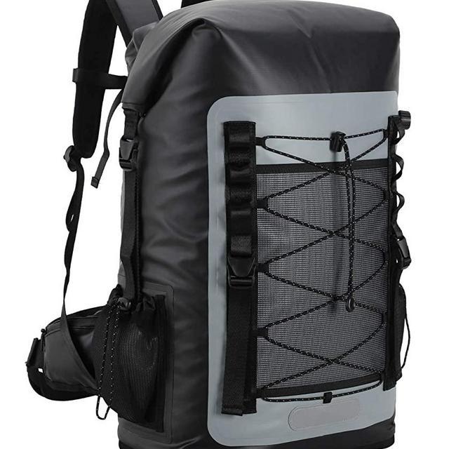 MIER 100% Waterproof Insulated Backpack Roll Top Soft Cooler Bag Hiking Beach Fishing Kayaking,30L/50L