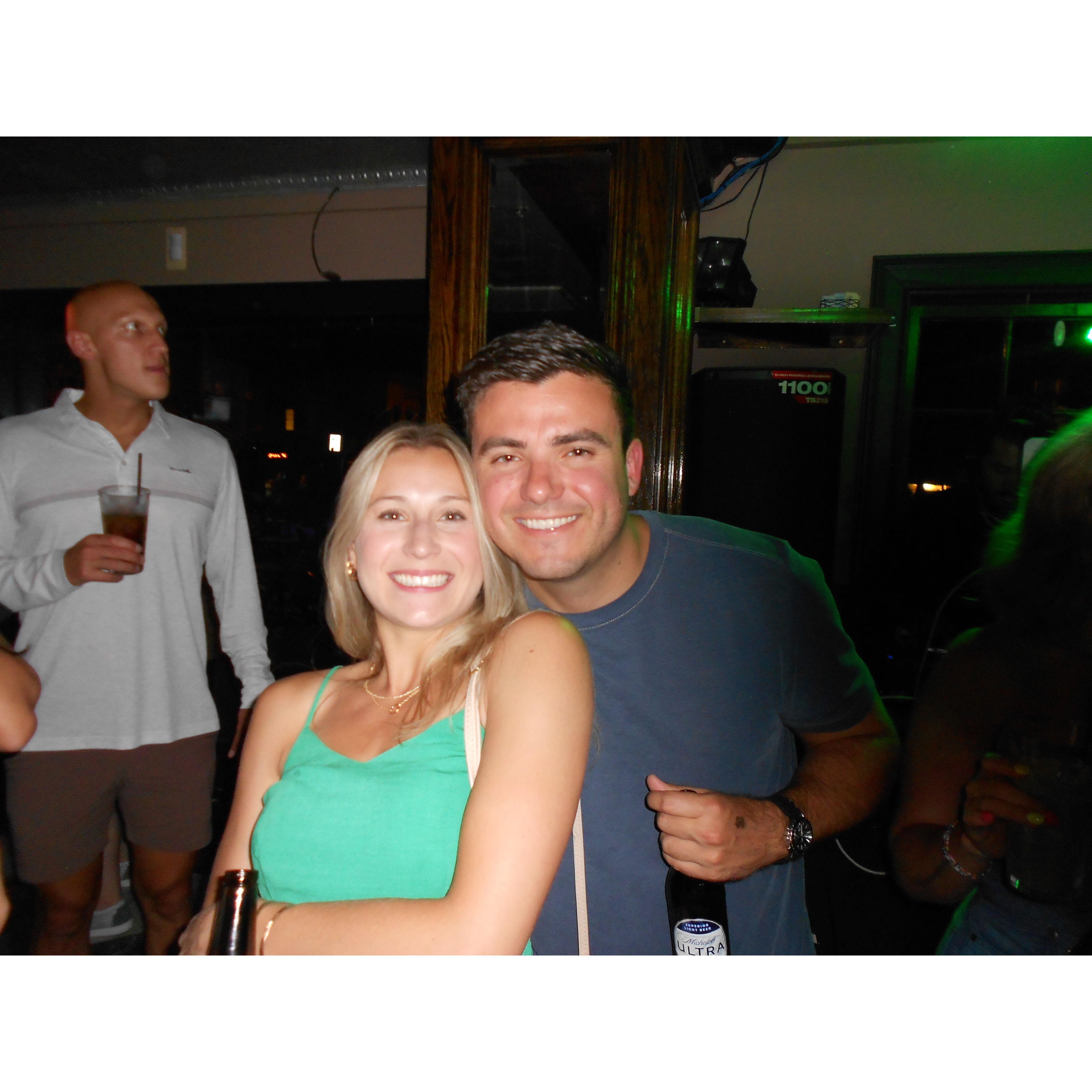 First night out meeting friends and family together!