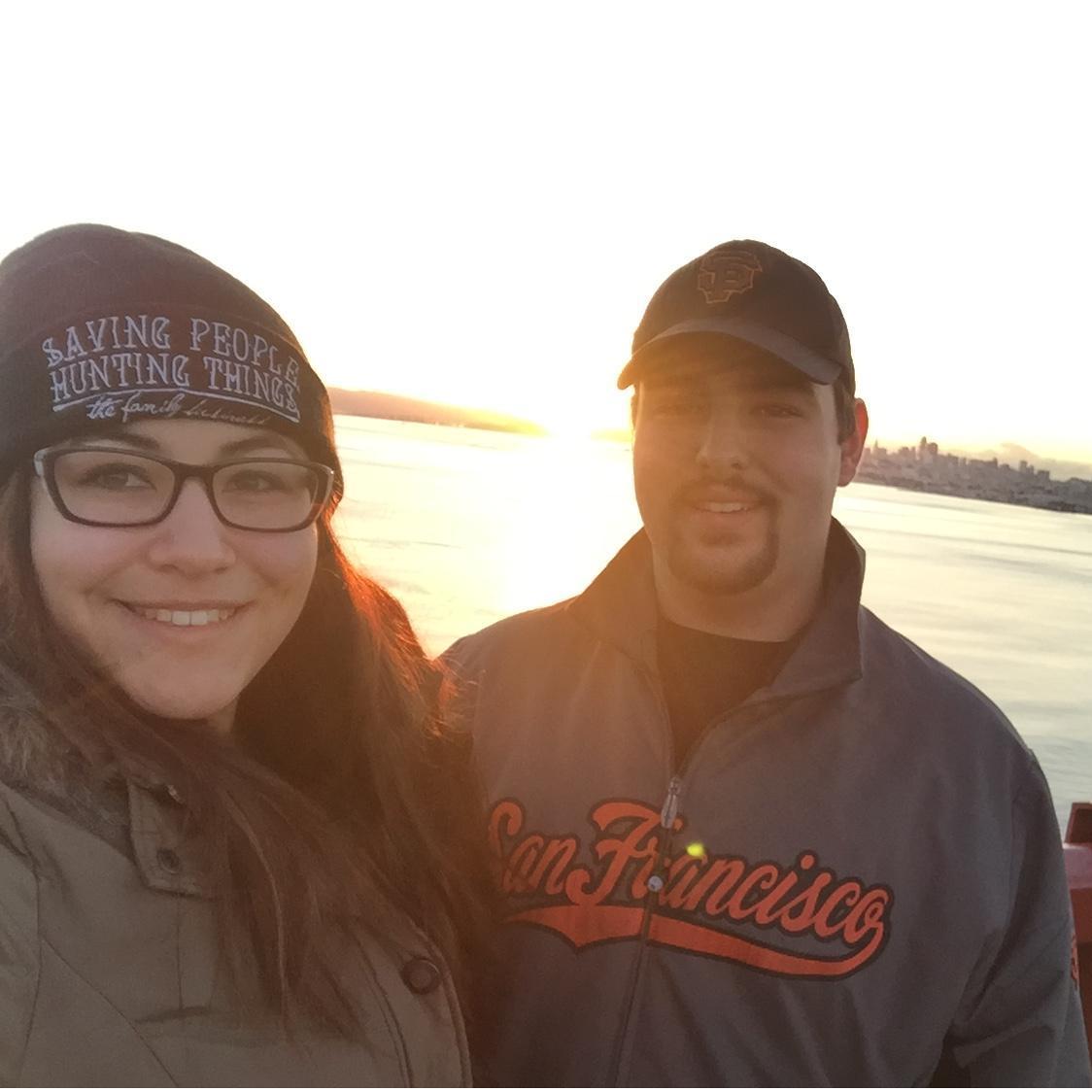 Walking the Golden Gate Bridge for our 6th Anniversary